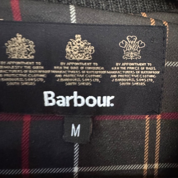 Barbour Storm Half Zip Merino Wool Waterproof Sweater in Loden Grey Green M - Picture 4 of 8